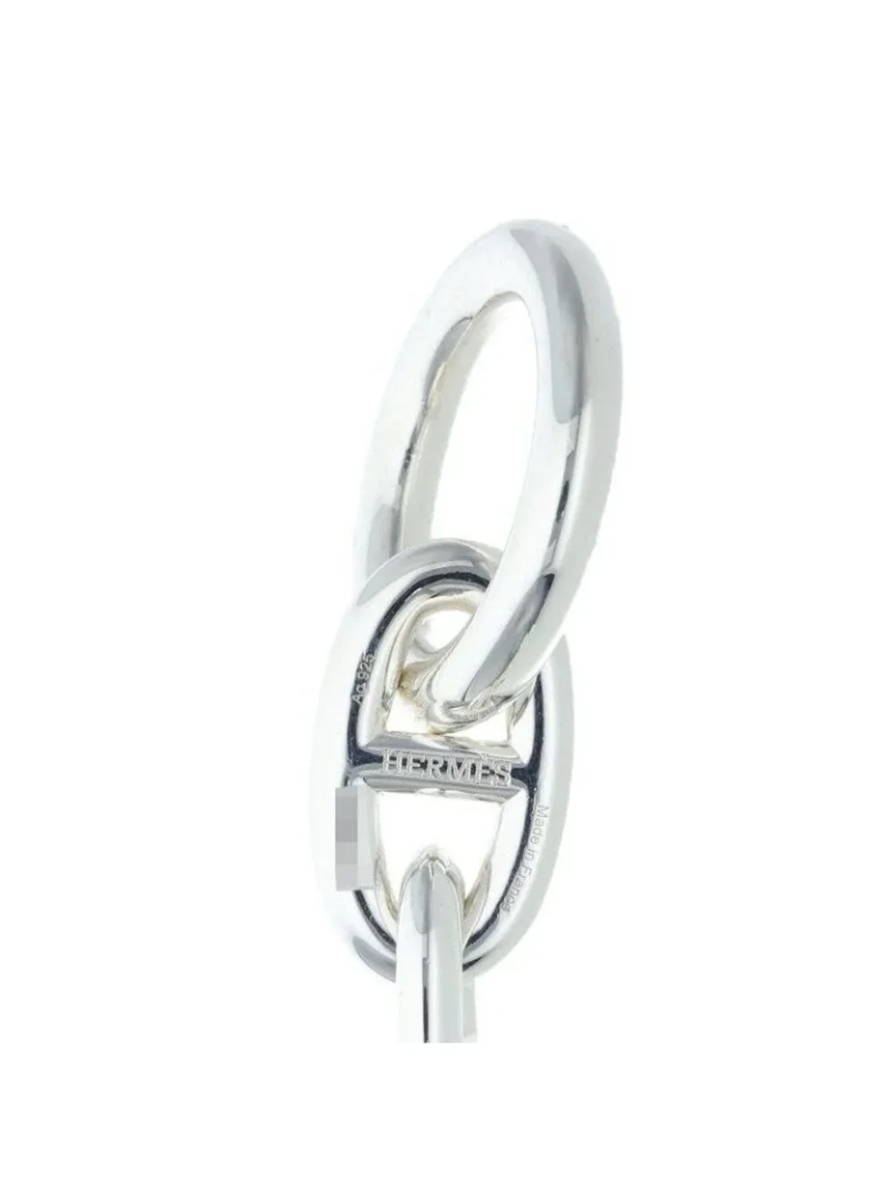 Hermes Chaine D'ancre TGM Silver Bracelet